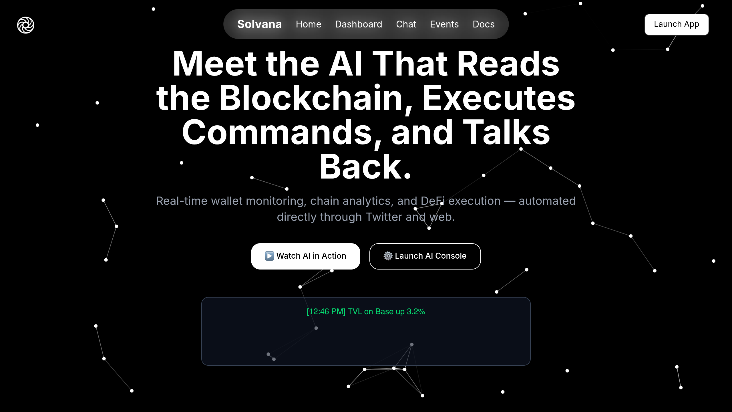 Solvana AI  demo
